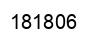 Number 181806 black image