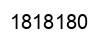 Número 1818180 imagen negro