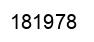 Number 181978 black image