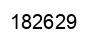 Number 182629 black image