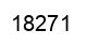 Number 18271 black image