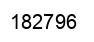 Number 182796 black image