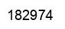 Número 182974 imagen negro