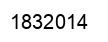 Number 1832014 black image
