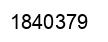 Number 1840379 black image