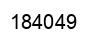 Número 184049 imagen negro