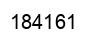 Number 184161 black image