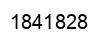 Number 1841828 black image