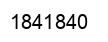 Number 1841840 black image
