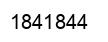 Number 1841844 black image