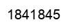 Number 1841845 black image