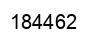 Number 184462 black image