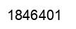Number 1846401 black image