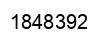Number 1848392 black image