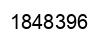 Number 1848396 black image