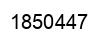 Number 1850447 black image