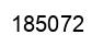 Number 185072 black image