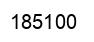 Número 185100 imagen negro