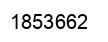 Number 1853662 black image