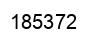 Number 185372 black image