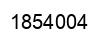 Number 1854004 black image