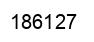 Number 186127 black image