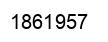 Number 1861957 black image