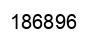 Number 186896 black image