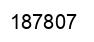 Número 187807 imagen negro