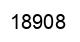 Number 18908 black image