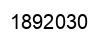Number 1892030 black image