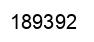 Number 189392 black image