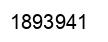 Number 1893941 black image