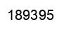 Number 189395 black image