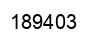 Número 189403 imagen negro