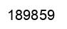 Number 189859 black image