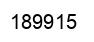 Number 189915 black image