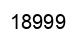Número 18999 imagen negro
