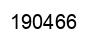 Number 190466 black image