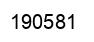Number 190581 black image