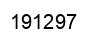 Number 191297 black image