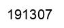 Number 191307 black image