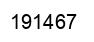 Number 191467 black image