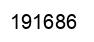 Number 191686 black image