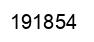 Number 191854 black image