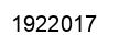 Number 1922017 black image