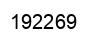 Número 192269 imagen negro