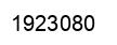 Number 1923080 black image