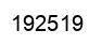 Número 192519 imagen negro