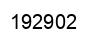 Number 192902 black image
